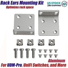 Replacement Rack Ears Mounting Kit For Ubiquiti UDM-Pro UDM-SE USW-24 48 Switch picture