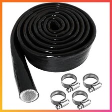 Silicone Wire and Fuel Line Heat Shield Sleeve for Auto, 3/8