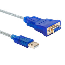 10 Feet USB to Serial Female Adapter Cable DB9 RS232 to USB 2.0 Cord with Prolif picture