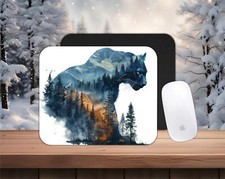 Black Panther theme PC/laptop Mouse Pad, CHOICE, , gifts, wildlife picture