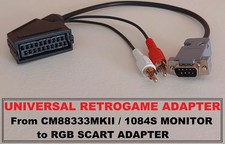 PHILIPS CM8833 MKII 1084 RGB MONITOR TO SCART ADAPTER CABLE RGB Video Adapter picture