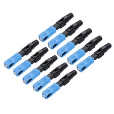 10PCS SC UPC Fiber Optic Quick Connector Embedded SM Fast Connectors Adapter picture