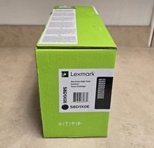Genuine Lexmark Extra High Yield Contrast Toner Cartridge 58D1X0E picture