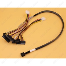 New Amphenol 12GB MiniSAS SFF8643 4xSAS SFF8482 Cable RHS36-6923 US-SameDayShip picture