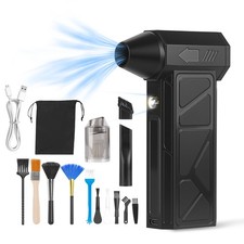 Compressed Air Duster 160000RPM with LED Light Cordless Vacuum Cleaner picture