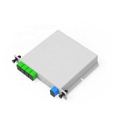 Fiber Optic 1X2/4/8 Box Cassette Card Inserting SC APC FTTH PLC fiber Splitter picture