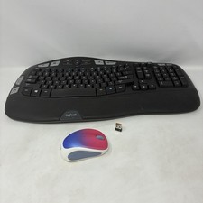 Logitech Wave Comfort Wireless K350 Keyboard w/ M317 Mouse & USB Dongle picture
