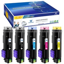 VICTORSTAR 5 Packs Toner Cartridge Set 6510 6515 Extra High Yield 5500 BK 4300 picture