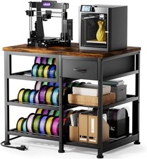 3D Printer Stand with Filament Storage Rack, Heavy Duty 3D Printer Table with Po picture