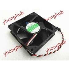 JMC DaTech 0825-12HBTL DC 12V 0.35A 3-Wire 80x80x25mm Server Cooling Fan picture