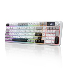 Wireless Gaming Keyboard with Smart Display & Knob Control, Tri-Mode BT5.0/2.... picture