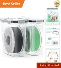 4.0L Moisture-Proof Filament Storage Boxes - 2-Pack with Silicon Seal Protection picture