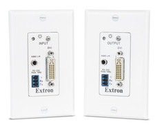Extron DVI 201 a D Tx/Rx Twisted Pair Extender Set 60-865-03 White New STP picture