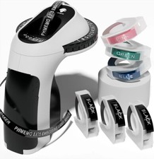 Phomemo Embossing Label Maker with 6PK 9mm Label Tape Embosser Label Printer picture