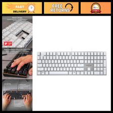 Wired Mechanical Office Keyboard - Silent Red Switches, Ergonomic Design, MX2A picture
