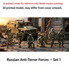 3D Printed 1/35 Russian counter-terrorism forces Unpainted Model picture