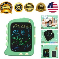 8.5 Inch LCD Doodle Board Tablet Toy Green Dinosaur Drawing Pad Kids 2-6 picture