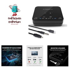 Audikast 3 – Bluetooth TV Transmitter for 2 Headphones picture