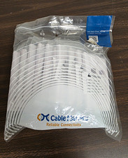 Cable Matters 10pack White 4-Port Keystone Wall Plate  picture
