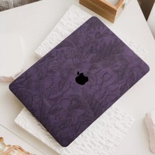 Purple Flower Case Cover For Apple MacBook Air 13 15 MacBook Pro 13 14 15 16 picture