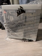CORSAIR Frame 4500X White Bundle w/ 360mm AIO Cooler & 4x ARGB Fans - UNUSED picture