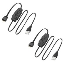 XMSJSIY 5V 3Pin ARGB Controller USB Power Supply RGB PC Fan Controller-2PCS picture