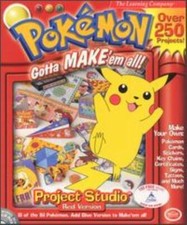 Pokemon: Project Studio Red Edition PC CD kids create cartoon cards signs etc picture
