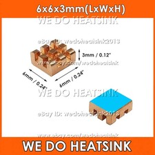 10/20pcs Small Useful Pure Copper WE DO HEATSINK Without or With Thermal Tapes picture