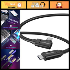 25ft USB C Fiber Optic Cable, 10Gbps Data Transfer & 60W Fast Charge, Compatible picture