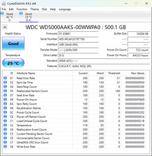 WD5000AAKX 500GB 7200 RPM SATA 3.5 Inch Desktop Hard Drive picture