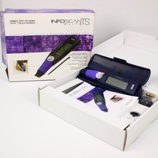 Wizcom Infoscan Elite TS Mobile Text Scanner with Touch Screen Complete in Box picture