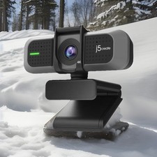 j5create USB 4K ULTRA HD Webcam Sensor Wide Angle Privacy Cov NIB Diagonal View picture