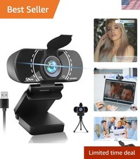 Crystal Clear 1080P Webcam for Streaming & Video Calls - 110° Wide Angle picture