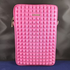 Rebecca Minkoff Shimmer Pyramid Pink Tablet iPad Travel Case Crossbody picture