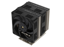 CoolServer EPYC SP3 Dual Tower CPU Cooler 6 Heatpipes Dual Ball Bearing Fan 4U picture