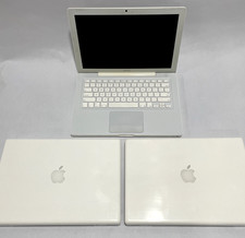 Lot If 3 Apple Mac Book 2006-2008 White Untested picture