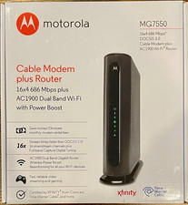 Motorola MG7550 Cable Modem Router Combo picture