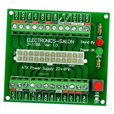 24/20-pin ATX DC Power Supply Breakout Board Module. picture