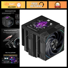 High-Performance CPU Air Cooler with Dual PWM Fans, 3.95in Display, LGA1851/1700 picture