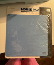 Case Logic Blue Plain Rectangular Mouse Pad Desk Mat 8 x 8 in, 0.25 in Thick picture