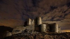 Landscape architecture castle ancient clouds ruins Custom Gaming Mat Desk picture