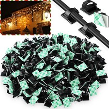 100 Pieces Adhesive Cable Wire Clips Strong Cord Clips Wire Holders Cable Cord M picture
