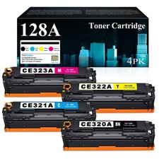 4PK CE320A 128A Toner Set For HP Color LaserJet Pro CP1525nw CP1525n CM1415fn  picture