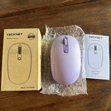 TECKNET Wireless Mouse for Laptop, 2.4GHz USB Mini Cordless Small Gray TK-MS006 picture