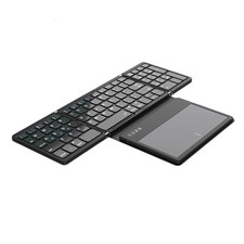 Foldable Wireless Keyboard Large Touchpad Numeric Keypad for Tablets Phones picture
