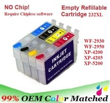 232XL  232 Alternative No Chip Refillable Cartridge for WF-2930 XP-4200 XP-4205 picture
