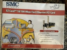 SMC Networks EZ Card 10/100 Mbps PCI Card SMC1255TX SEALED Vintage picture