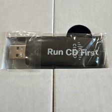 Cisco Linksys AE1200 High Performance Wireless-N USB Adapter Open Box CD within picture