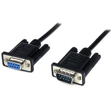 StarTech.com cable black SCNM9FM2MBK RS232C serial cross 2m D-Sub 9-pin. Japan picture
