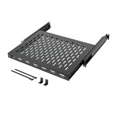 Sliding Rack Shelf 1U Vented 13.8